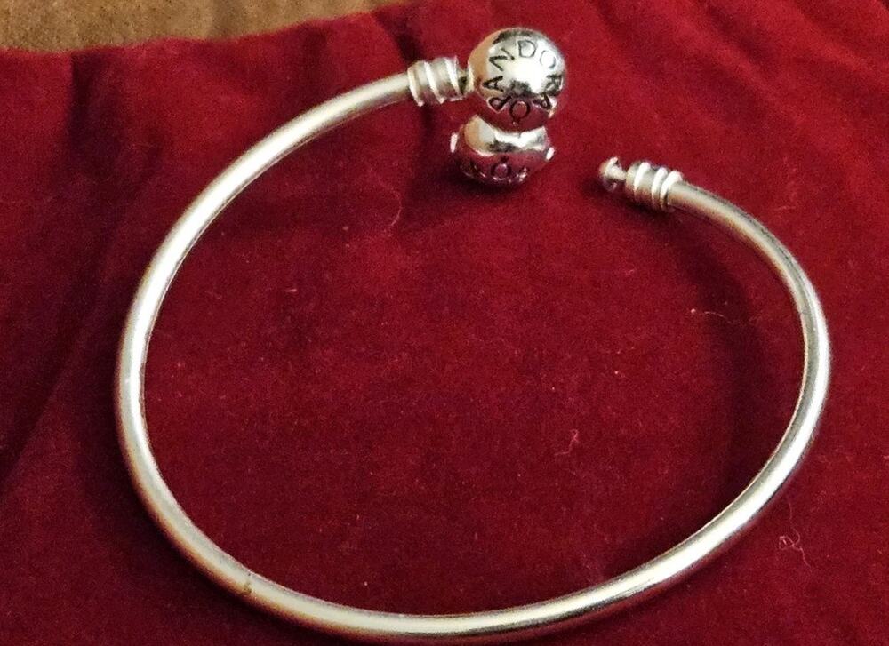 Pandora S925 ALE Sterling Silver Bangle Bracelet
